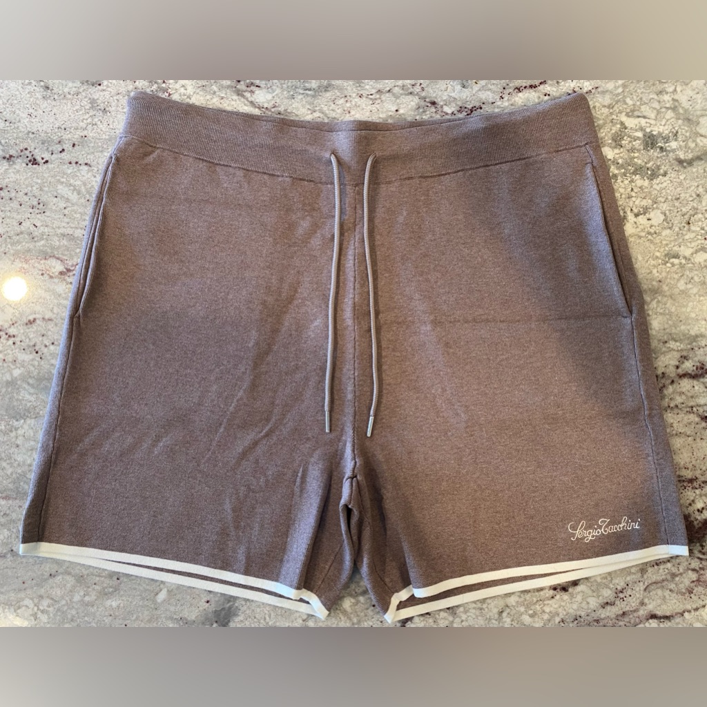 Mens Knitted Sergio Tacchini Shorts